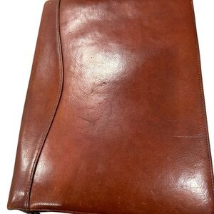 Scully Italian Leather Legal Portfolio Zippered 13 X 10 inch Vintage Attorney